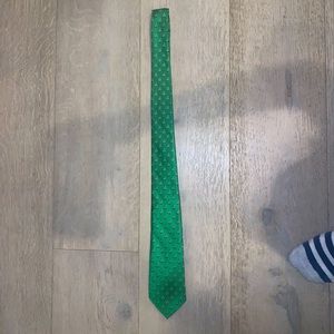 Men’s Nautica Green Anchor Print Tie